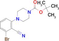 tert-butyl 4-(3-bromo-2-cyanophenyl)piperazine-1-carboxylate