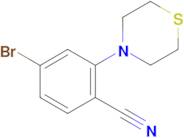 4-bromo-2-(thiomorpholin-4-yl)benzonitrile