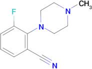 3-fluoro-2-(4-methylpiperazin-1-yl)benzonitrile