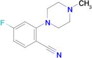 4-fluoro-2-(4-methylpiperazin-1-yl)benzonitrile