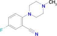 5-fluoro-2-(4-methylpiperazin-1-yl)benzonitrile