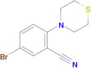 5-bromo-2-(thiomorpholin-4-yl)benzonitrile