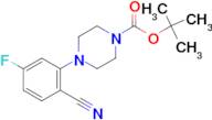 tert-butyl 4-(2-cyano-5-fluorophenyl)piperazine-1-carboxylate