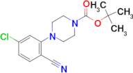 tert-butyl 4-(5-chloro-2-cyanophenyl)piperazine-1-carboxylate