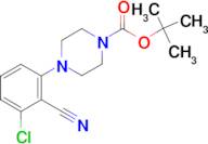 tert-butyl 4-(3-chloro-2-cyanophenyl)piperazine-1-carboxylate
