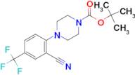 tert-butyl 4-[2-cyano-4-(trifluoromethyl)phenyl]piperazine-1-carboxylate