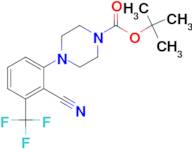 tert-butyl 4-[2-cyano-3-(trifluoromethyl)phenyl]piperazine-1-carboxylate