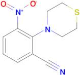 3-nitro-2-(thiomorpholin-4-yl)benzonitrile