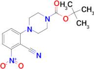 tert-butyl 4-(2-cyano-3-nitrophenyl)piperazine-1-carboxylate