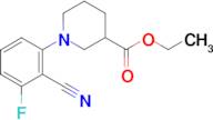 ethyl 1-(2-cyano-3-fluorophenyl)piperidine-3-carboxylate