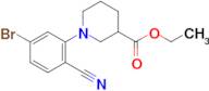 ethyl 1-(5-bromo-2-cyanophenyl)piperidine-3-carboxylate