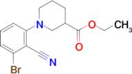 ethyl 1-(3-bromo-2-cyanophenyl)piperidine-3-carboxylate