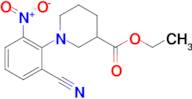 ethyl 1-(2-cyano-6-nitrophenyl)piperidine-3-carboxylate