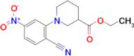 ethyl 1-(2-cyano-5-nitrophenyl)piperidine-3-carboxylate