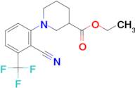 ethyl 1-[2-cyano-3-(trifluoromethyl)phenyl]piperidine-3-carboxylate