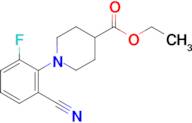 ethyl 1-(2-cyano-6-fluorophenyl)piperidine-4-carboxylate