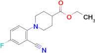 ethyl 1-(2-cyano-4-fluorophenyl)piperidine-4-carboxylate