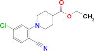 ethyl 1-(5-chloro-2-cyanophenyl)piperidine-4-carboxylate