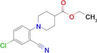ethyl 1-(4-chloro-2-cyanophenyl)piperidine-4-carboxylate