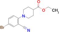 ethyl 1-(4-bromo-2-cyanophenyl)piperidine-4-carboxylate