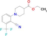 ethyl 1-[2-cyano-3-(trifluoromethyl)phenyl]piperidine-4-carboxylate