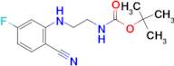 tert-butyl [2-(2-cyano-5-fluoroanilino)ethyl]carbamate