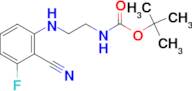 tert-butyl [2-(2-cyano-3-fluoroanilino)ethyl]carbamate