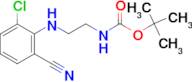 tert-butyl [2-(2-chloro-6-cyanoanilino)ethyl]carbamate