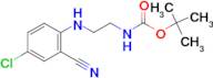 tert-butyl [2-(4-chloro-2-cyanoanilino)ethyl]carbamate