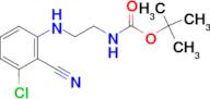 tert-butyl [2-(3-chloro-2-cyanoanilino)ethyl]carbamate