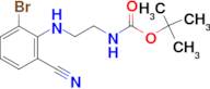 tert-butyl [2-(2-bromo-6-cyanoanilino)ethyl]carbamate