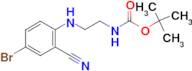 tert-butyl [2-(4-bromo-2-cyanoanilino)ethyl]carbamate