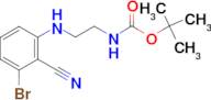 tert-butyl [2-(3-bromo-2-cyanoanilino)ethyl]carbamate