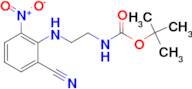 tert-butyl [2-(2-cyano-6-nitroanilino)ethyl]carbamate