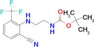 tert-butyl {2-[2-cyano-6-(trifluoromethyl)anilino]ethyl}carbamate