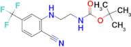 tert-butyl {2-[2-cyano-5-(trifluoromethyl)anilino]ethyl}carbamate