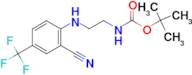 tert-butyl {2-[2-cyano-4-(trifluoromethyl)anilino]ethyl}carbamate