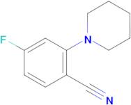 4-fluoro-2-(piperidin-1-yl)benzonitrile