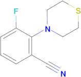 3-fluoro-2-(thiomorpholin-4-yl)benzonitrile