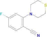 4-fluoro-2-(thiomorpholin-4-yl)benzonitrile