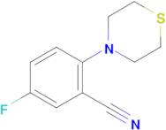 5-fluoro-2-(thiomorpholin-4-yl)benzonitrile