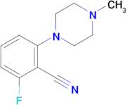 2-fluoro-6-(4-methylpiperazin-1-yl)benzonitrile