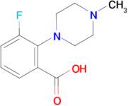 3-fluoro-2-(4-methylpiperazin-1-yl)benzoic acid