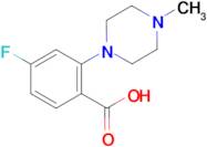 4-fluoro-2-(4-methylpiperazin-1-yl)benzoic acid