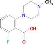 2-fluoro-6-(4-methylpiperazin-1-yl)benzoic acid