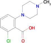2-chloro-6-(4-methylpiperazin-1-yl)benzoic acid