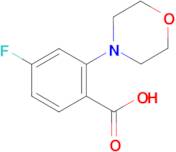 4-fluoro-2-(morpholin-4-yl)benzoic acid