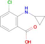 3-chloro-2-(cyclopropylamino)benzoic acid