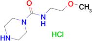 N-(2-Methoxyethyl)piperazine-1-carboxamide hydrochloride