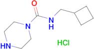 N-(Cyclobutylmethyl)piperazine-1-carboxamide hydrochloride